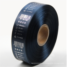 NX218 Wholesale Garment Label Blank Single Side Polyester Satin Ribbon Roll